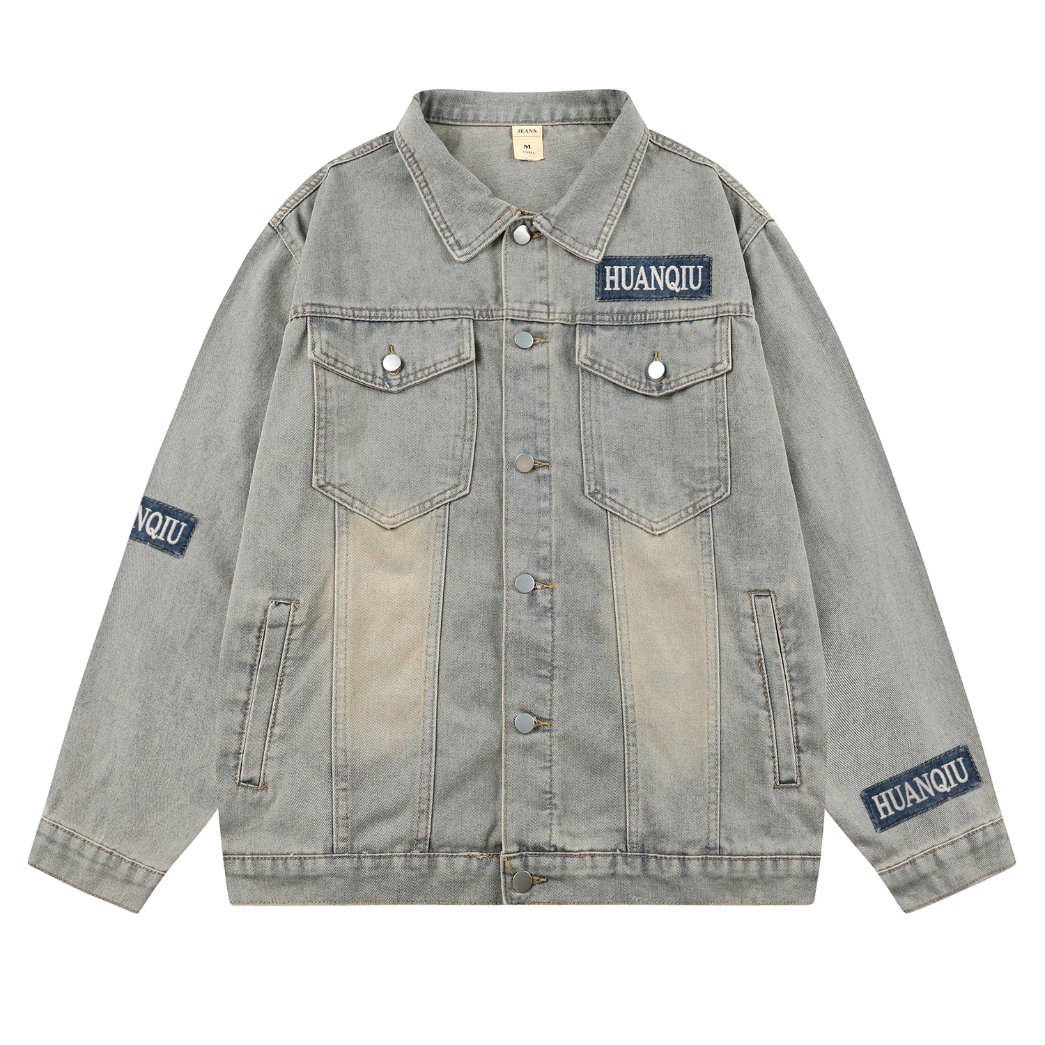 Джинсовая куртка Unisex Lapel Moderate Print HUANQIU, washed желтый mud
Джинсовая куртка Unisex Lapel Moderate Print HUANQIU, washed желтый mud