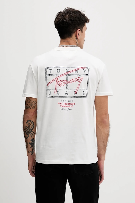 Хлопковая футболка Tommy Jeans, белый
Хлопковая футболка Tommy Jeans, белый