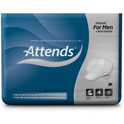 Для мужчин 4 29 x 7 см - Упаковка 14 шт. Attends
Для мужчин 4 29 x 7 см - Упаковка 14 шт. Attends
