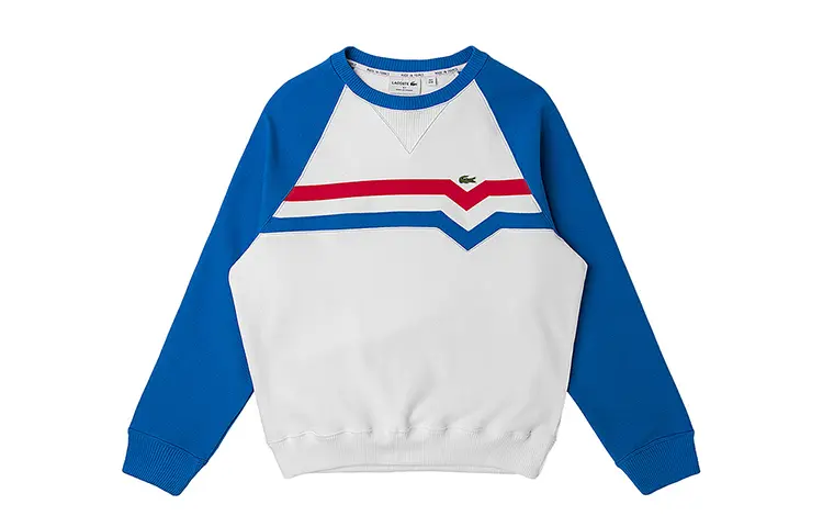 Футболка мужская бело-сине-красная LACOSTE
Футболка мужская бело-сине-красная LACOSTE