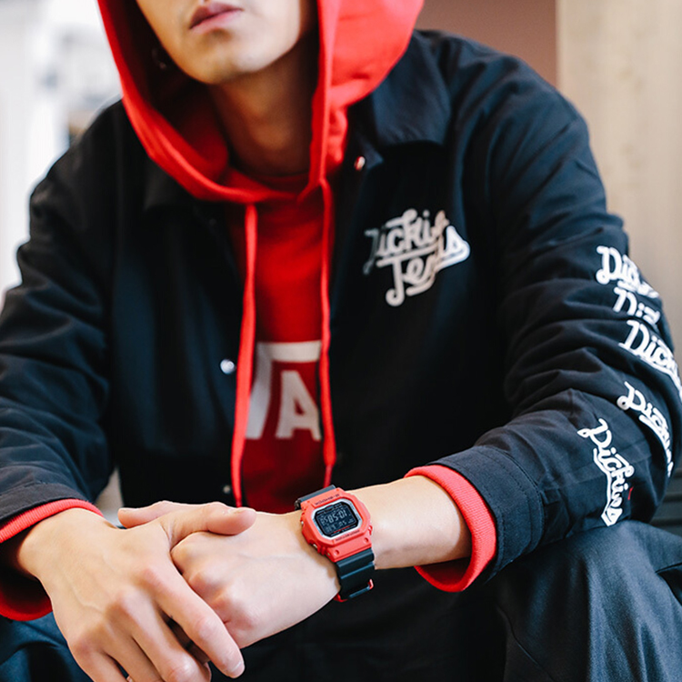 Мужские черные часы GW-M5610RB-4PR CASIO
Мужские черные часы GW-M5610RB-4PR CASIO