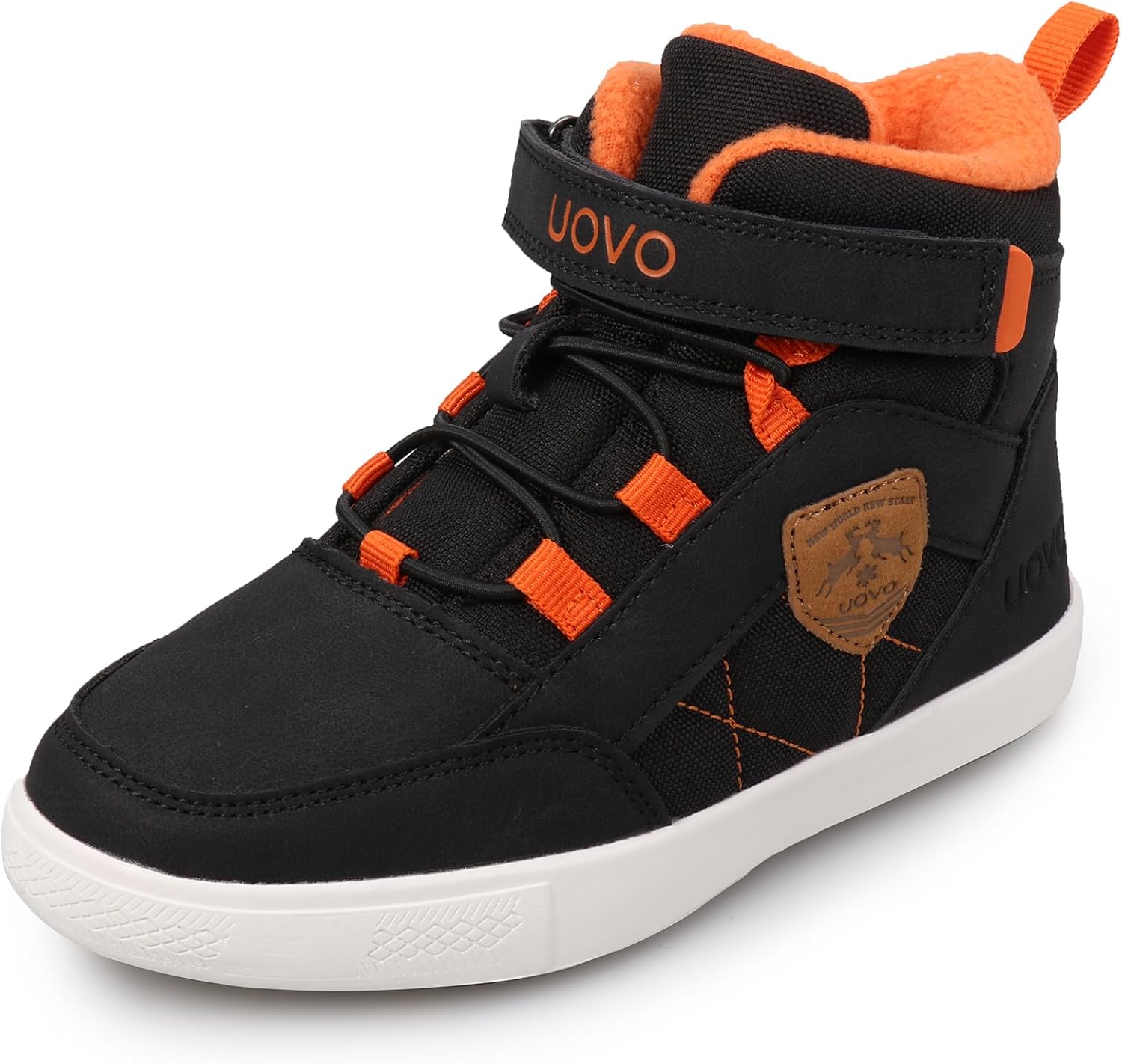 Детские ботинки UOVO для мальчиков, водонепроницаемые, с нескользящей подошвой, средние по высоте, для скейтборда, спортивные (для малышей/старших детей), черный
Детские ботинки UOVO для мальчиков, водонепроницаемые, с нескользящей подошвой, средние по высоте, для скейтборда, спортивные (для малышей/старших детей), черный