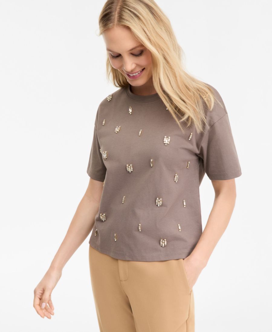 Женская хлопковая футболка с вышивкой, эксклюзивно для Macy's INC International Concepts, Brown, Коричневый, Женская хлопковая футболка с вышивкой, эксклюзивно для Macy's INC International Concepts, Brown
Женская хлопковая футболка с вышивкой, эксклюзивно для Macy's INC International Concepts, Brown, Коричневый, Женская хлопковая футболка с вышивкой, эксклюзивно для Macy's INC International Concepts, Brown