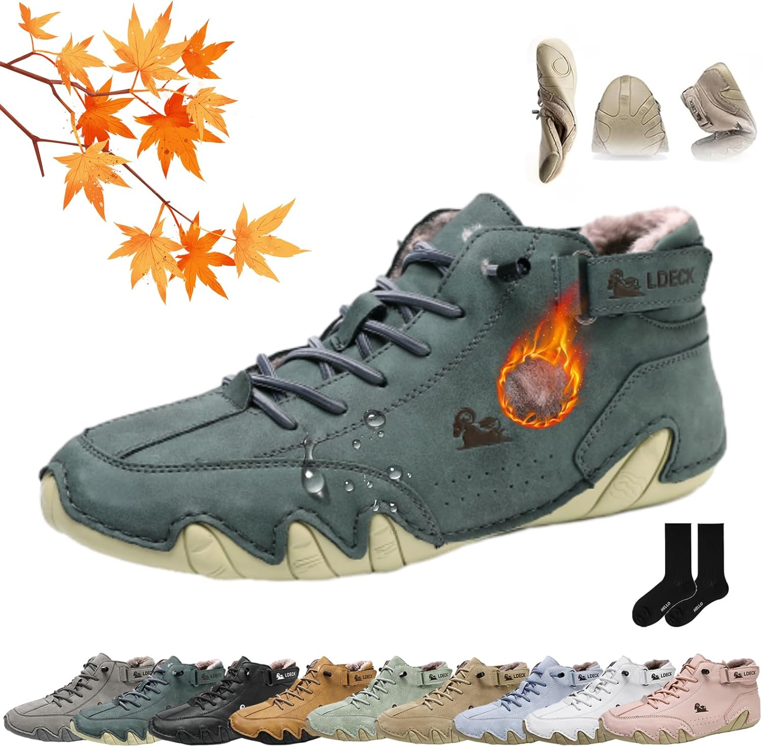 Удобные кожаные ортопедические туфли ручной работы для мужчин и женщин, комфортные для активного отдыха, с поддержкой свода стопы, водонепроницаемые и дышащие, на флисовой подкладке, для ходьбы и вождения. Плоские кроссовки Wxdstw, темно-зеленый
Удобные кожаные ортопедические туфли ручной работы для мужчин и женщин, комфортные для активного отдыха, с поддержкой свода стопы, водонепроницаемые и дышащие, на флисовой подкладке, для ходьбы и вождения. Плоские кроссовки Wxdstw, темно-зеленый