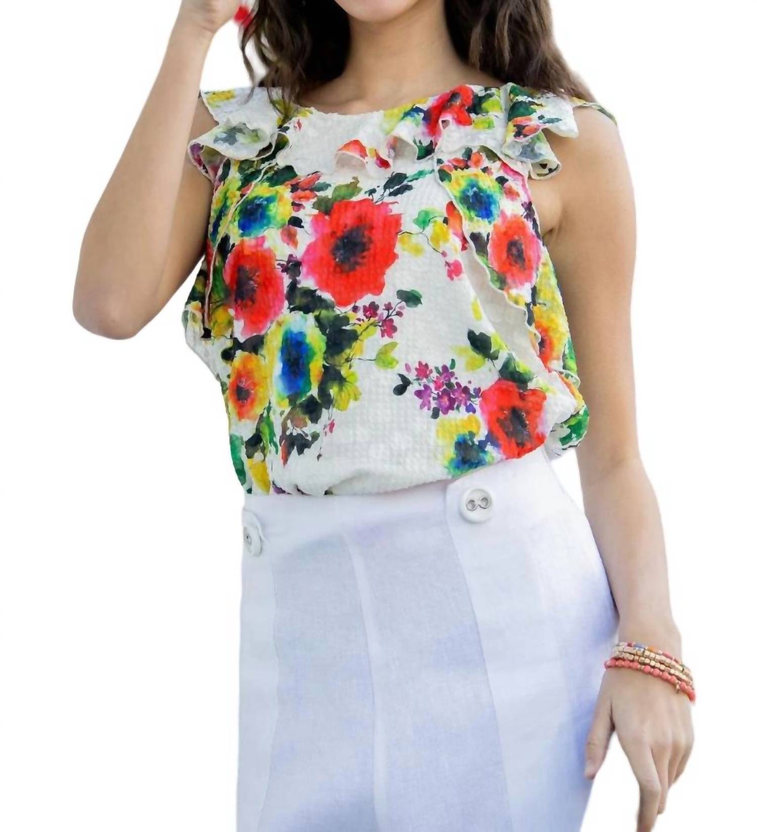 Топ с оборками Greta в цвете Vienna Bloom EVA FRANCO
Топ с оборками Greta в цвете Vienna Bloom EVA FRANCO