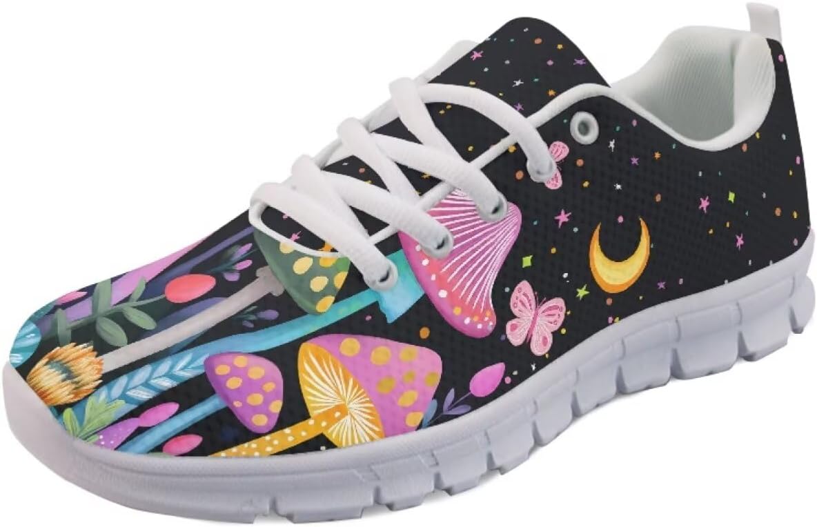 Кроссовки Forchrinse с милым рисунком мопса, спортивные, для бега и занятий в спортзале, унисекс, легкие, на шнуровке, спортивные кроссовки, Mushroom Butterfly Moon
Кроссовки Forchrinse с милым рисунком мопса, спортивные, для бега и занятий в спортзале, унисекс, легкие, на шнуровке, спортивные кроссовки, Mushroom Butterfly Moon