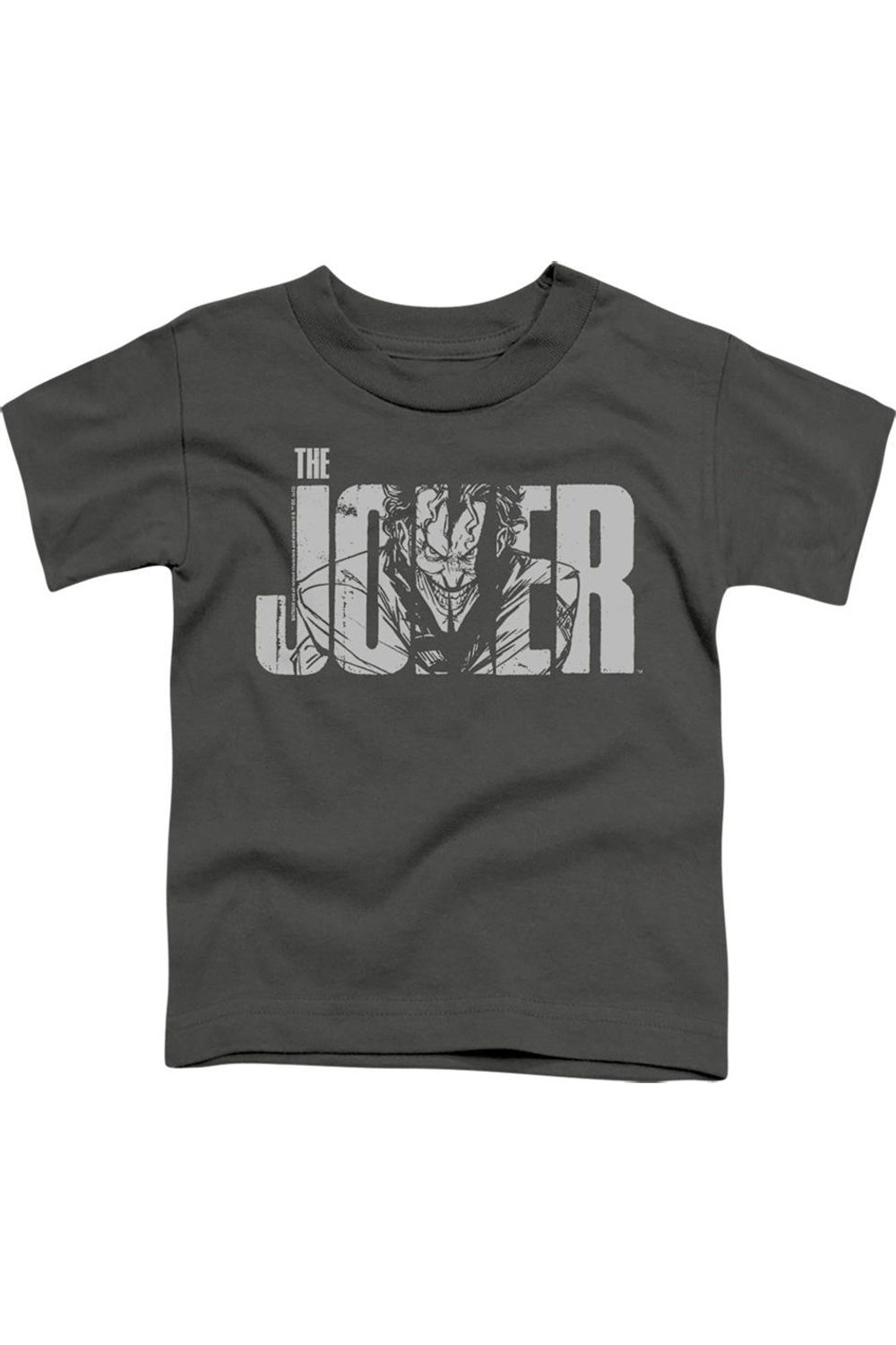 Футболка с коротким рукавом для малышей с надписью "Бэтмен Джокер" в сером цвете Gildan, Charcoal
Футболка с коротким рукавом для малышей с надписью "Бэтмен Джокер" в сером цвете Gildan, Charcoal