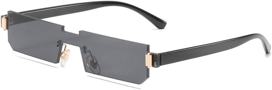 2027 Модные квадратные солнцезащитные очки маленького размера для женщин в стиле ретро-винтаж, цельные солнцезащитные очки без оправы, прозрачные и серые MTZJH, Black Black
2027 Модные квадратные солнцезащитные очки маленького размера для женщин в стиле ретро-винтаж, цельные солнцезащитные очки без оправы, прозрачные и серые MTZJH, Black Black