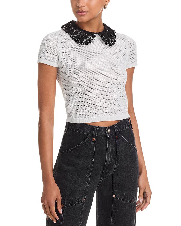 Свитер с короткими рукавами Ciara Alice and Olivia, белый
Свитер с короткими рукавами Ciara Alice and Olivia, белый