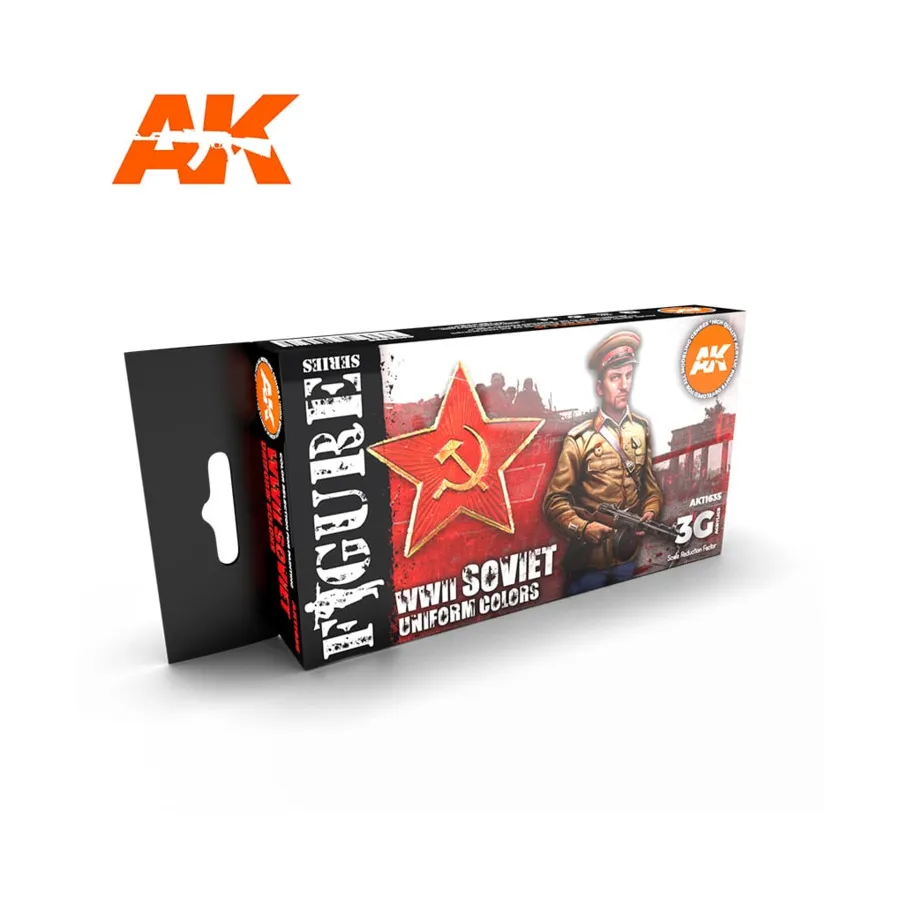 Цвета советской униформы времен Второй мировой войны, 3rd Gen Acrylic Paint Sets
Цвета советской униформы времен Второй мировой войны, 3rd Gen Acrylic Paint Sets