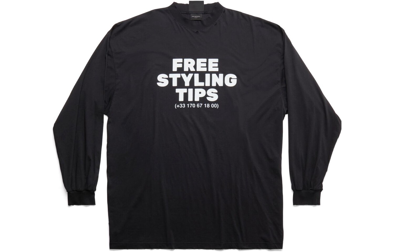 Футболка женская Balenciaga Free Styling Tips, черный
Футболка женская Balenciaga Free Styling Tips, черный