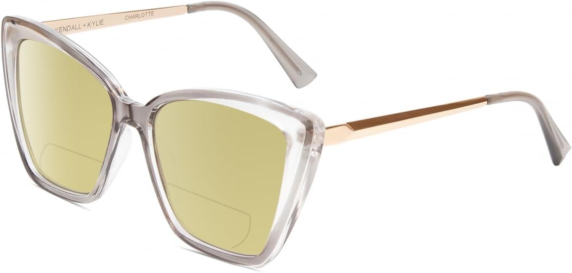 Солнцезащитные очки Calabria K+K CHARLOTTE «Кошачий глаз», поляризованные, бифокальные, для чтения, модные, женские, солнцезащитные очки с защитой от УФ-излучения, Smoke Grey Crystal Gold/Yellow Lens
Солнцезащитные очки Calabria K+K CHARLOTTE «Кошачий глаз», поляризованные, бифокальные, для чтения, модные, женские, солнцезащитные очки с защитой от УФ-излучения, Smoke Grey Crystal Gold/Yellow Lens