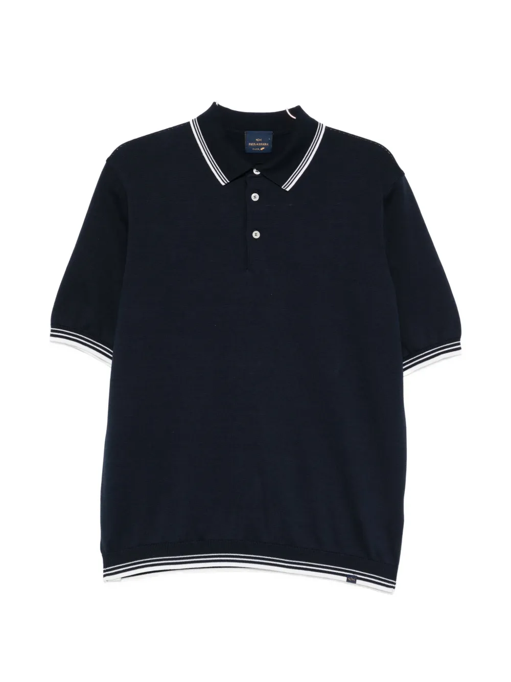 Поло с полосатой отделкой Paul & Shark, синий
Поло с полосатой отделкой Paul & Shark, синий