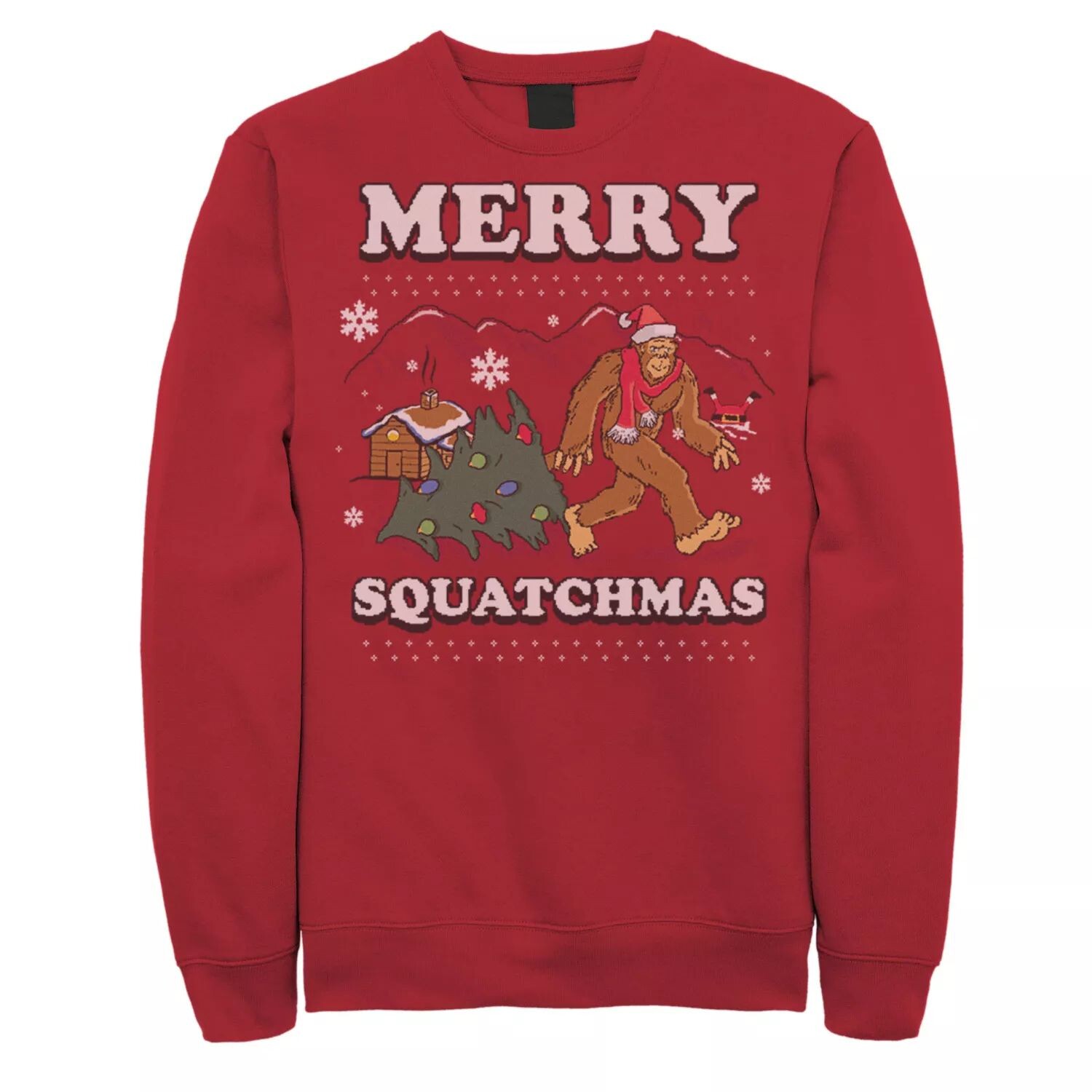 Мужской уродливый свитер Merry Squatchmas Big Foot с мультяшным рисунком и флисовым пуловером Licensed Character
Мужской уродливый свитер Merry Squatchmas Big Foot с мультяшным рисунком и флисовым пуловером Licensed Character