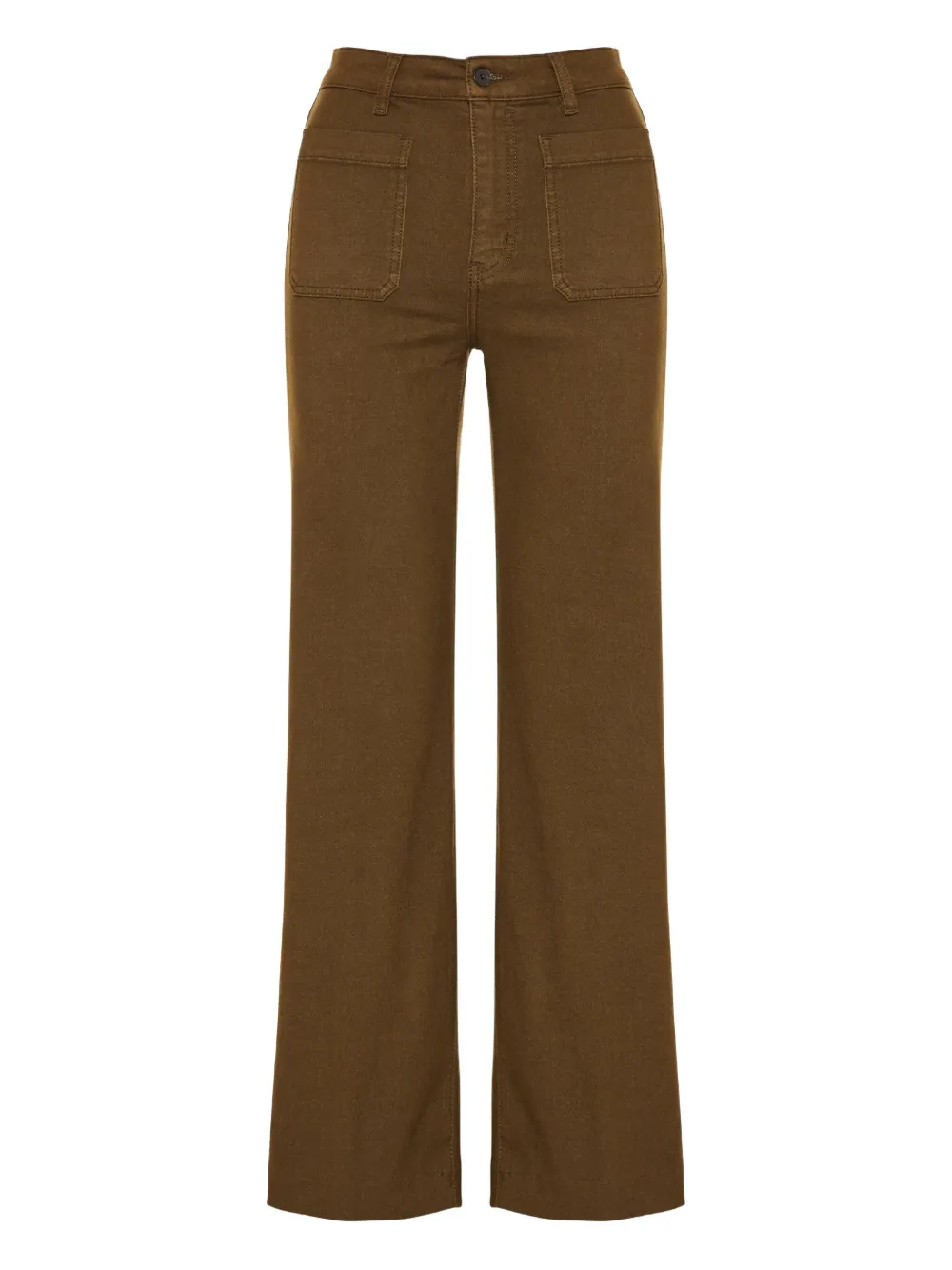 Брюки с высокой талией и передними карманами FRAME, коричневый
Брюки с высокой талией и передними карманами FRAME, коричневый