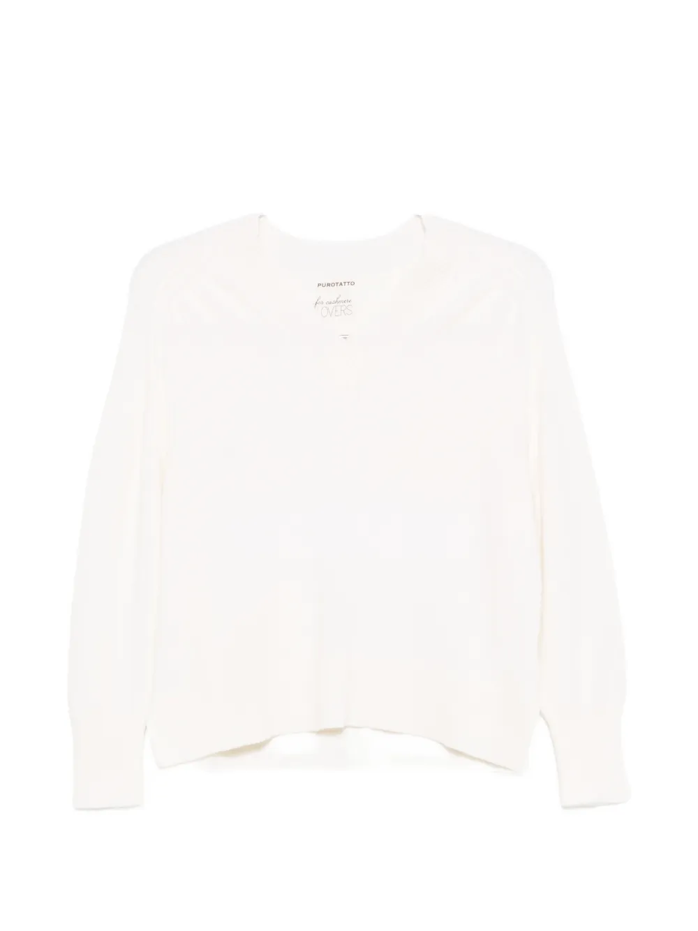 Свитер с v-образным вырезом Purotatto, белый
Свитер с v-образным вырезом Purotatto, белый