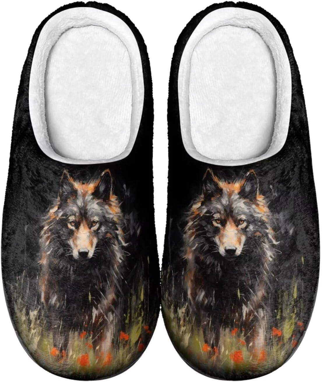 Мужские и женские нескользящие тапочки, теплые мягкие уютные тапочки из фланели, домашняя обувь для спальни и улицы, размеры 2-12 Zcfygdx, Realistic 3d Wolf Pattern Print
Мужские и женские нескользящие тапочки, теплые мягкие уютные тапочки из фланели, домашняя обувь для спальни и улицы, размеры 2-12 Zcfygdx, Realistic 3d Wolf Pattern Print