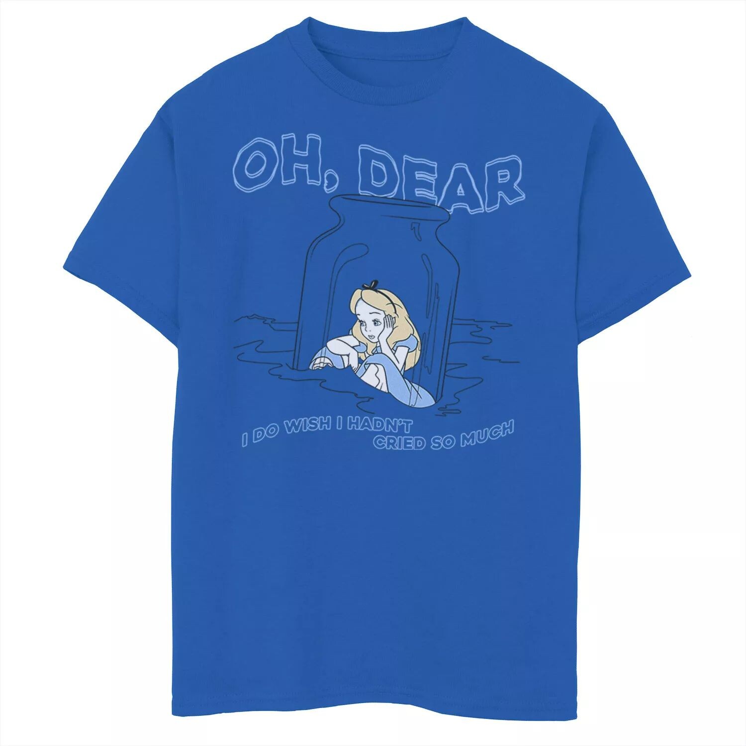 Футболка с рисунком «Алиса в стране чудес» Диснея для мальчиков 8–20 лет, мне бы хотелось не так много плакать Disney 
Футболка с рисунком «Алиса в стране чудес» Диснея для мальчиков 8–20 лет, мне бы хотелось не так много плакать Disney