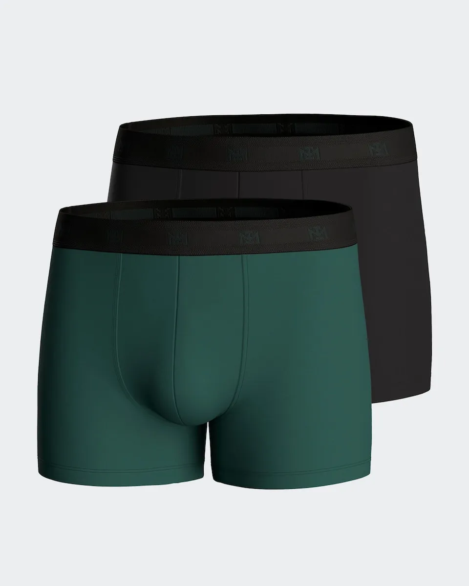 Упаковка из двух мужских боксеров из ткани в различных цветах Impetus
Упаковка из двух мужских боксеров из ткани в различных цветах Impetus