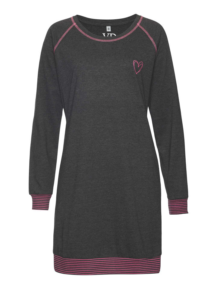 Ночная рубашка цвета антрацитовый меланж VIVANCE DREAMS
Ночная рубашка цвета антрацитовый меланж VIVANCE DREAMS