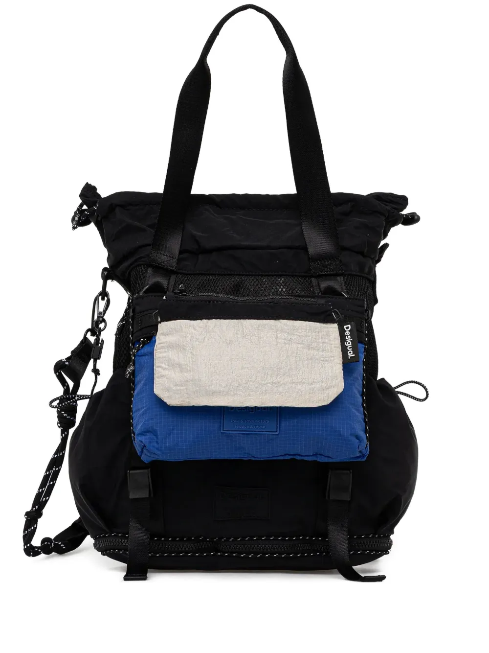 Рюкзак с ремнем на плечо Desigual, черный
Рюкзак с ремнем на плечо Desigual, черный