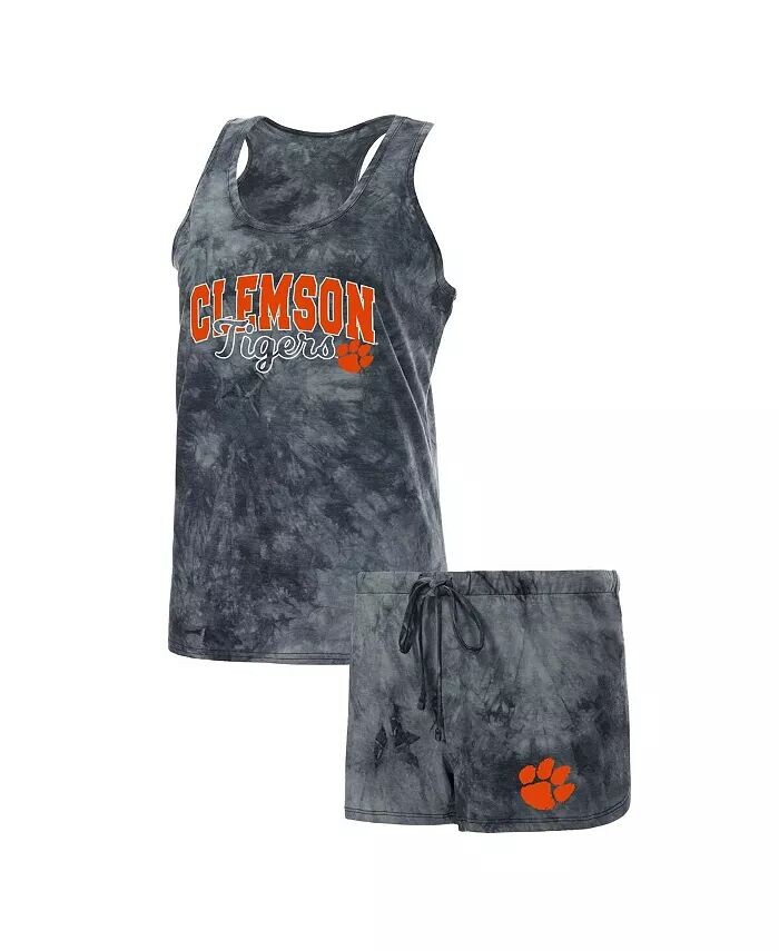 Женский темно-серый комплект для сна с майкой и шортами Clemson Tigers Billboard Tie-Dye Concepts Sport, серый
Женский темно-серый комплект для сна с майкой и шортами Clemson Tigers Billboard Tie-Dye Concepts Sport, серый