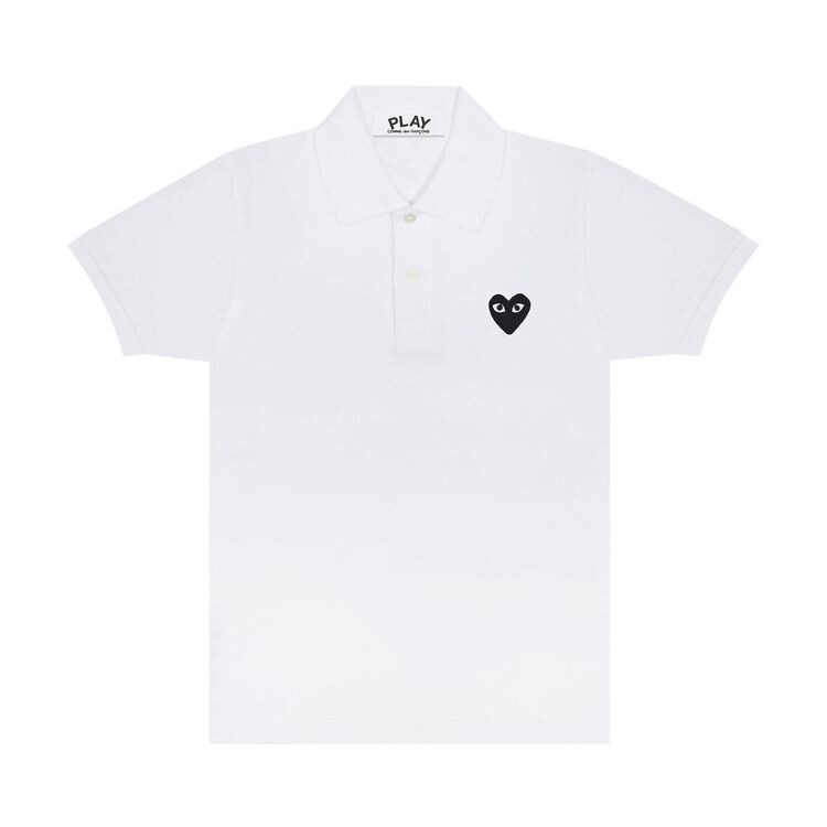 Поло Comme des Garçons PLAY Black Emblem Polo Shirt White, белый
Поло Comme des Garçons PLAY Black Emblem Polo Shirt White, белый