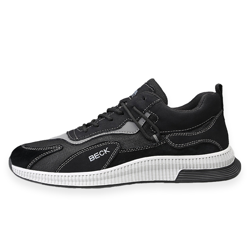 Повседневные кроссовки мужские низкие черно-серые BECK
Повседневные кроссовки мужские низкие черно-серые BECK