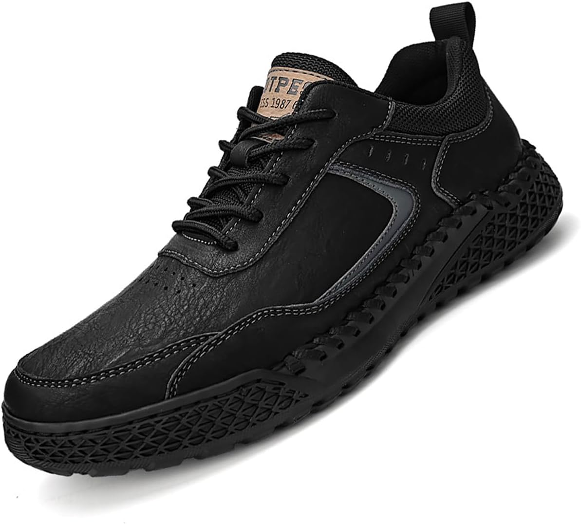 Мужские кожаные повседневные туфли PURCHAWEE для прогулок и вождения, ручная строчка, дышащие, легкие, слипоны, лоферы, ботинки челси, модные кроссовки, черный
Мужские кожаные повседневные туфли PURCHAWEE для прогулок и вождения, ручная строчка, дышащие, легкие, слипоны, лоферы, ботинки челси, модные кроссовки, черный