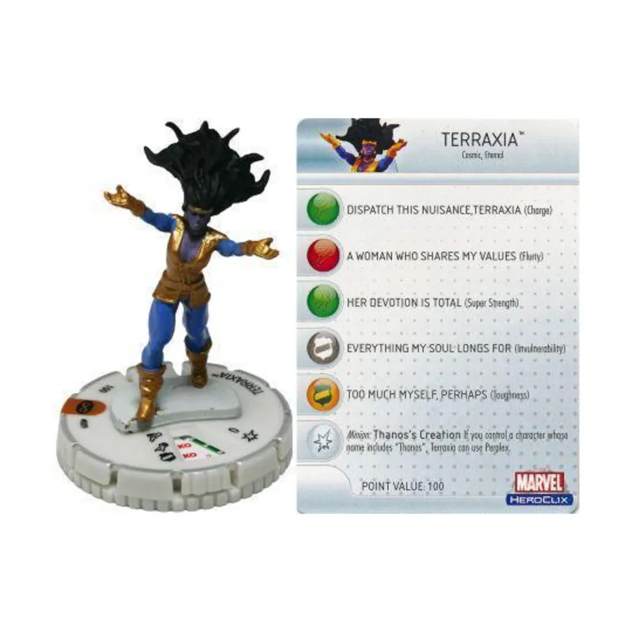 Терраксия (ограниченное издание) (LE), Marvel HeroClix - Infinity Gauntlet - Singles
Терраксия (ограниченное издание) (LE), Marvel HeroClix - Infinity Gauntlet - Singles