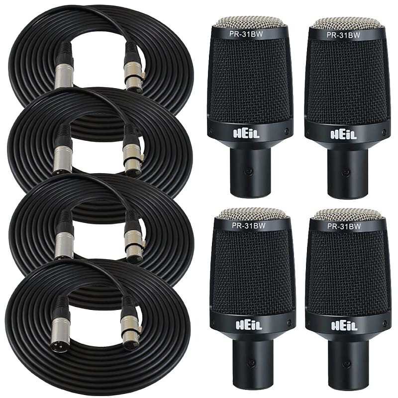 Комплект микрофонов Heil PR31BW Short Barrel Large Diaphragm Dynamic Microphone
Комплект микрофонов Heil PR31BW Short Barrel Large Diaphragm Dynamic Microphone