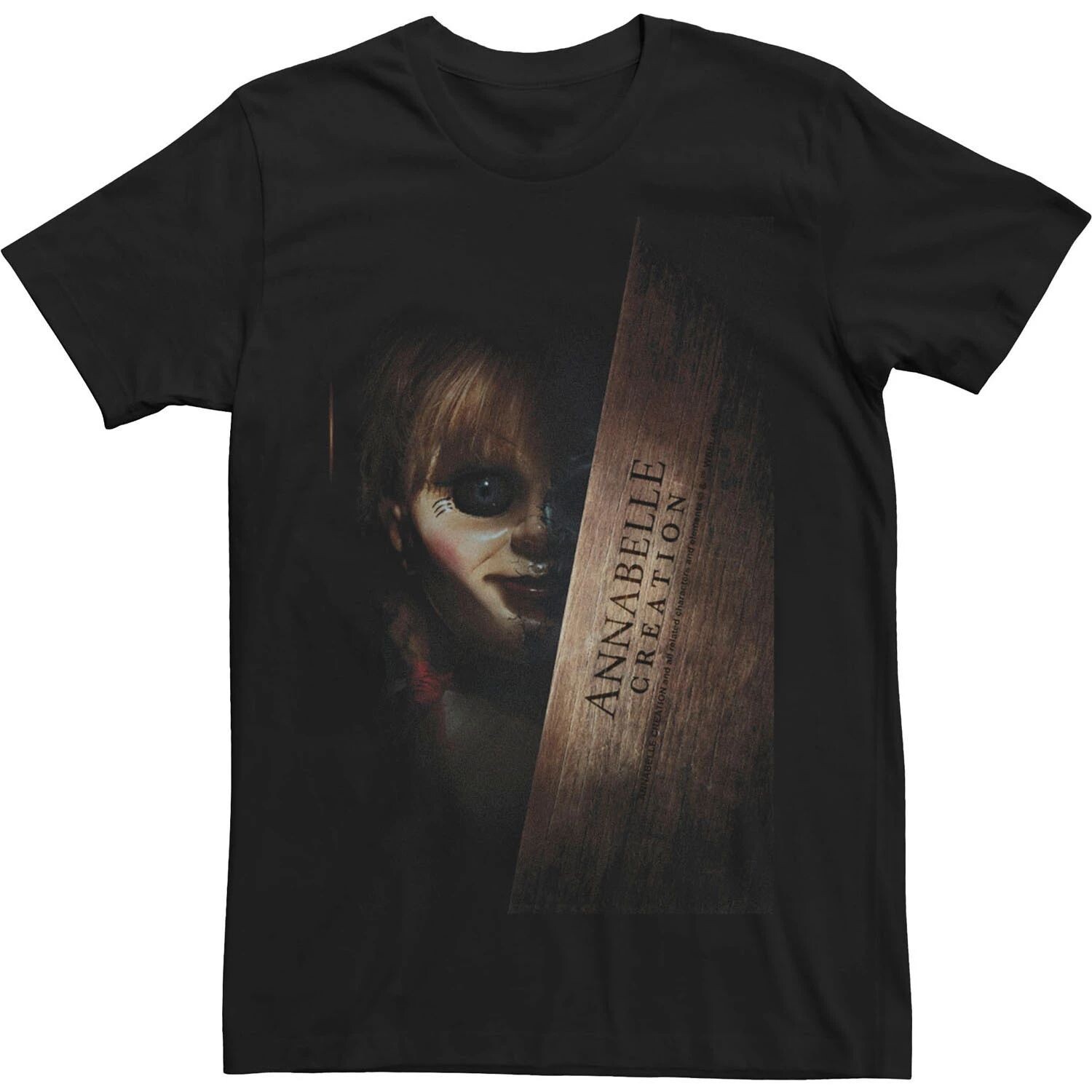 Мужская футболка с плакатом Annabelle Creation Licensed Character 
Мужская футболка с плакатом Annabelle Creation Licensed Character