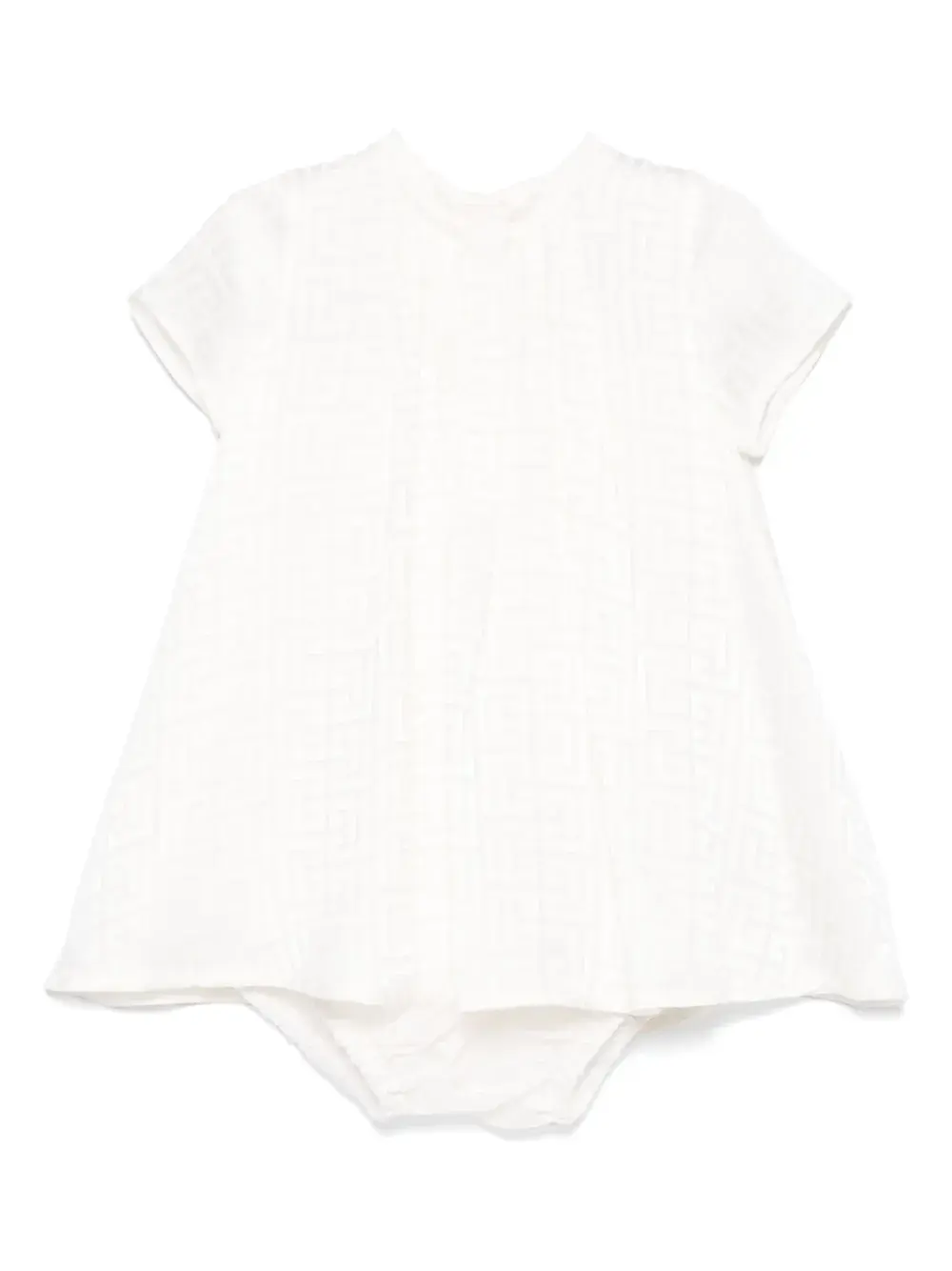 Платье с монограммой Balmain Kids, белый
Платье с монограммой Balmain Kids, белый