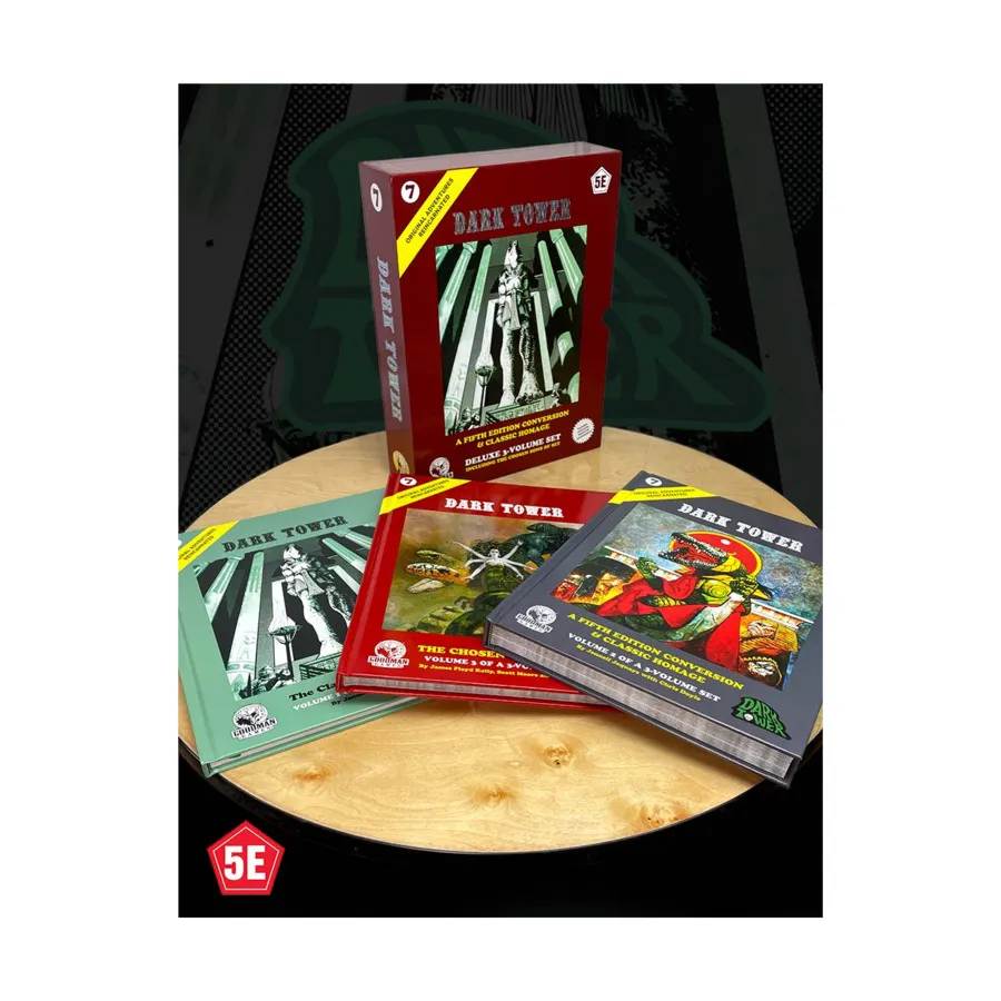 Бокс-сет Dark Tower (5e), Original Adventures Reincarnated (5E) (Goodman Games)
Бокс-сет Dark Tower (5e), Original Adventures Reincarnated (5E) (Goodman Games)
