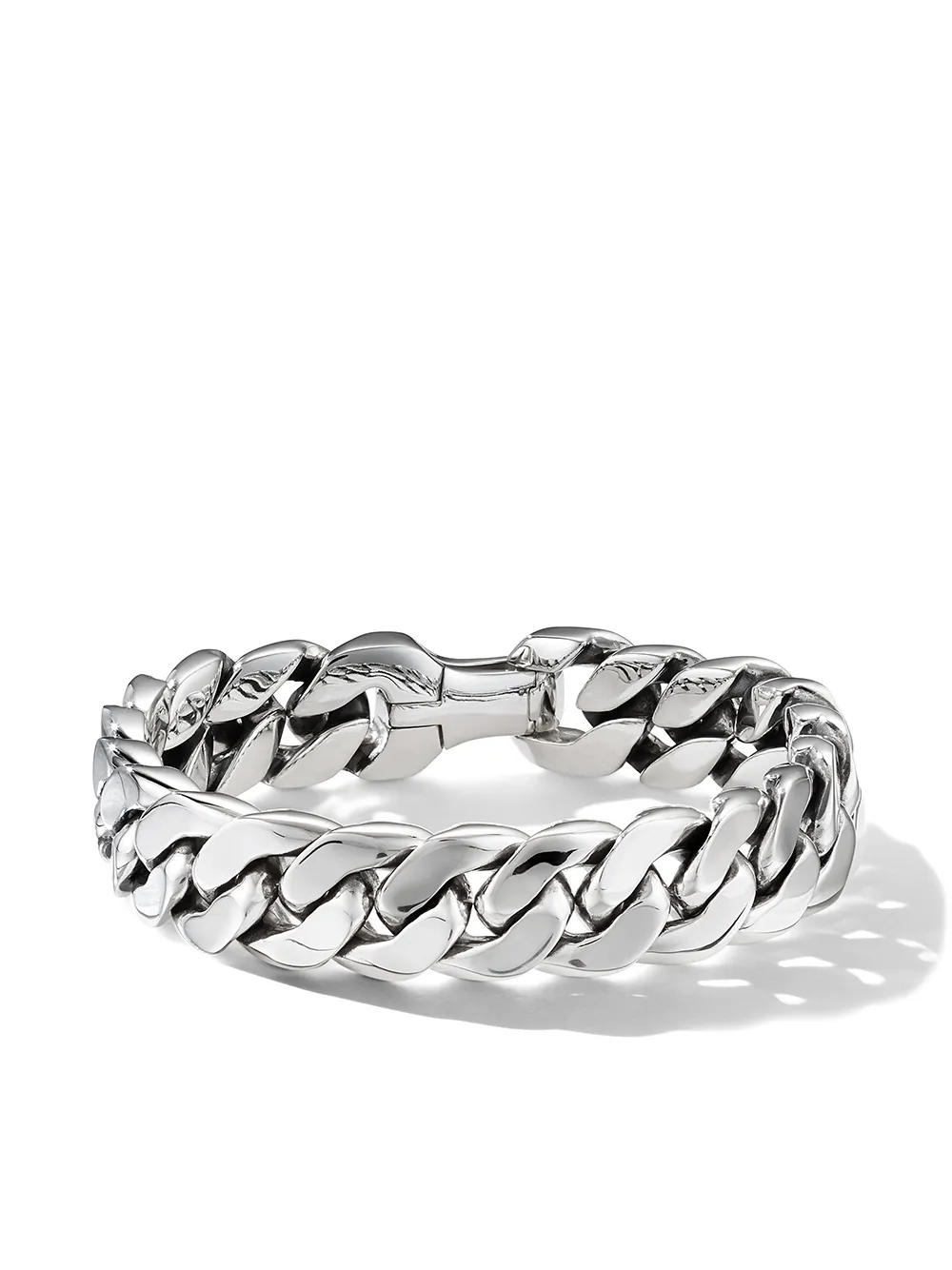 Серебряный браслет Curb Chain (14.5 мм) David Yurman, серебяный 
Серебряный браслет Curb Chain (14.5 мм) David Yurman, серебяный