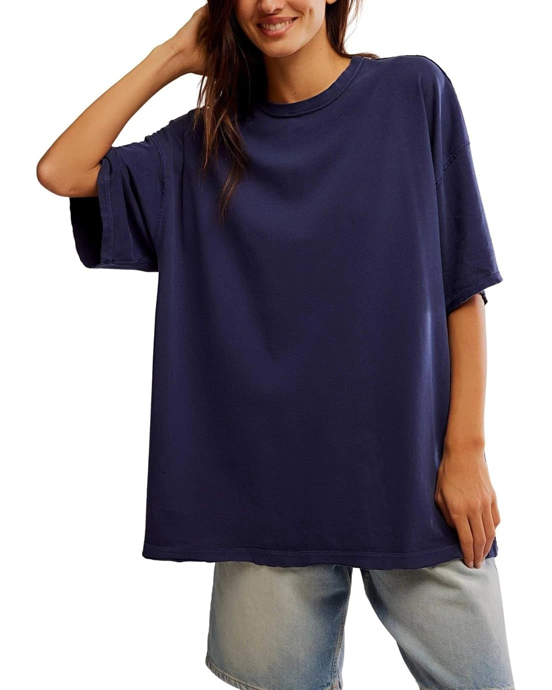 Женская футболка Free People Devon, синяя, свободного кроя, со спущенными плечами, GBO668, Синий, Женская футболка Free People Devon, синяя, свободного кроя, со спущенными плечами, GBO668
Женская футболка Free People Devon, синяя, свободного кроя, со спущенными плечами, GBO668, Синий, Женская футболка Free People Devon, синяя, свободного кроя, со спущенными плечами, GBO668
