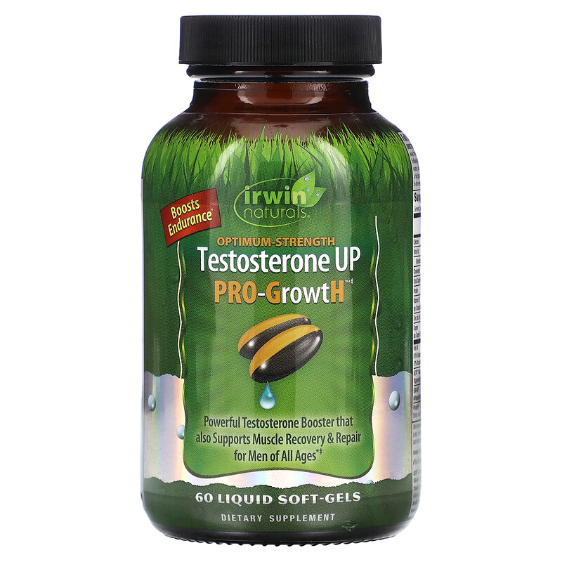 Irwin Naturals, Optimum-Strength Testosterone UP Pro-GrowtH, 60 мягких таблеток
Irwin Naturals, Optimum-Strength Testosterone UP Pro-GrowtH, 60 мягких таблеток