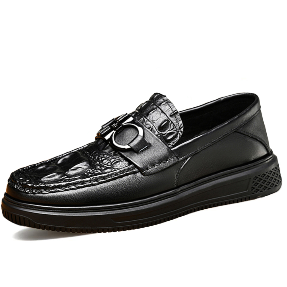 SENJIALUO Лоферы мужские черные 
SENJIALUO Лоферы мужские черные