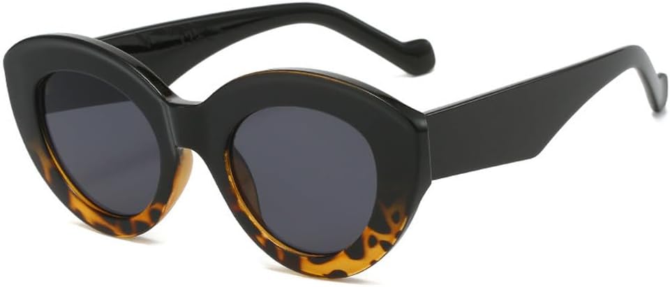 Женские солнцезащитные очки «кошачий глаз» в оливково-зеленом цвете, ретро-очки с защитой от УФ-излучения UV400, мужские овальные солнцезащитные очки класса люкс TKKTLLT, Black Leopard Grey
Женские солнцезащитные очки «кошачий глаз» в оливково-зеленом цвете, ретро-очки с защитой от УФ-излучения UV400, мужские овальные солнцезащитные очки класса люкс TKKTLLT, Black Leopard Grey