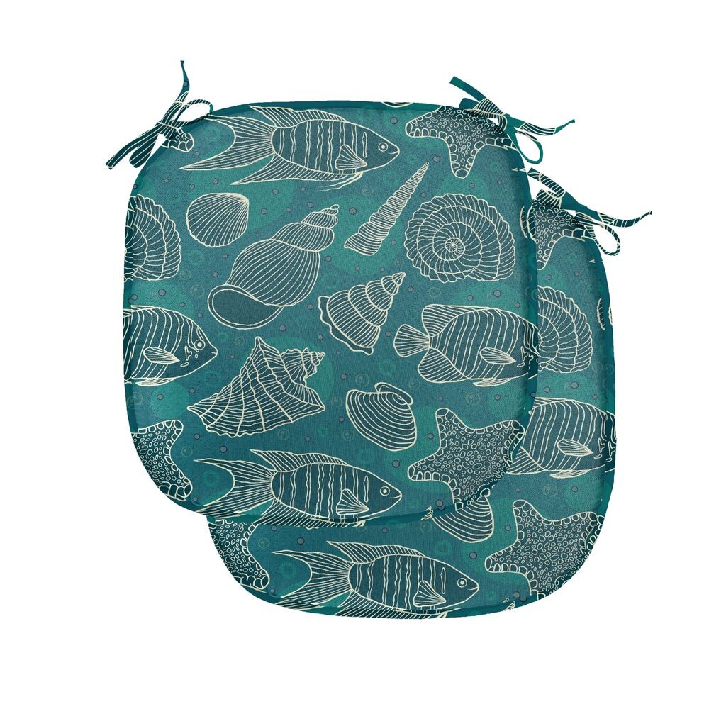 Подушки на обеденный стул ABAKUHAUS Sea Shells, дизайн Ocean Line, декоративная водонепроницаемая подушка с ремнями для кухонных сидений, 40 см x 40 см — упаковка из 2 шт., бензиново-бирюзово-бежевый, синий
Подушки на обеденный стул ABAKUHAUS Sea Shells, дизайн Ocean Line, декоративная водонепроницаемая подушка с ремнями для кухонных сидений, 40 см x 40 см — упаковка из 2 шт., бензиново-бирюзово-бежевый, синий