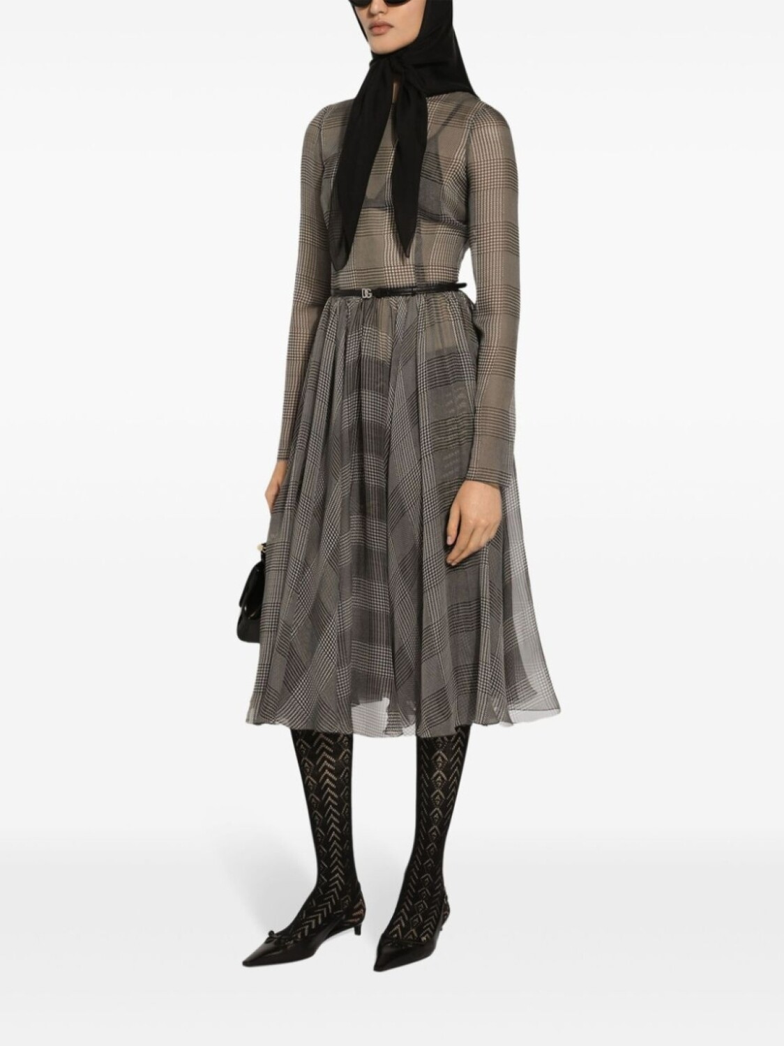 Dolce & Gabbana платье в клетку, серый
Dolce & Gabbana платье в клетку, серый