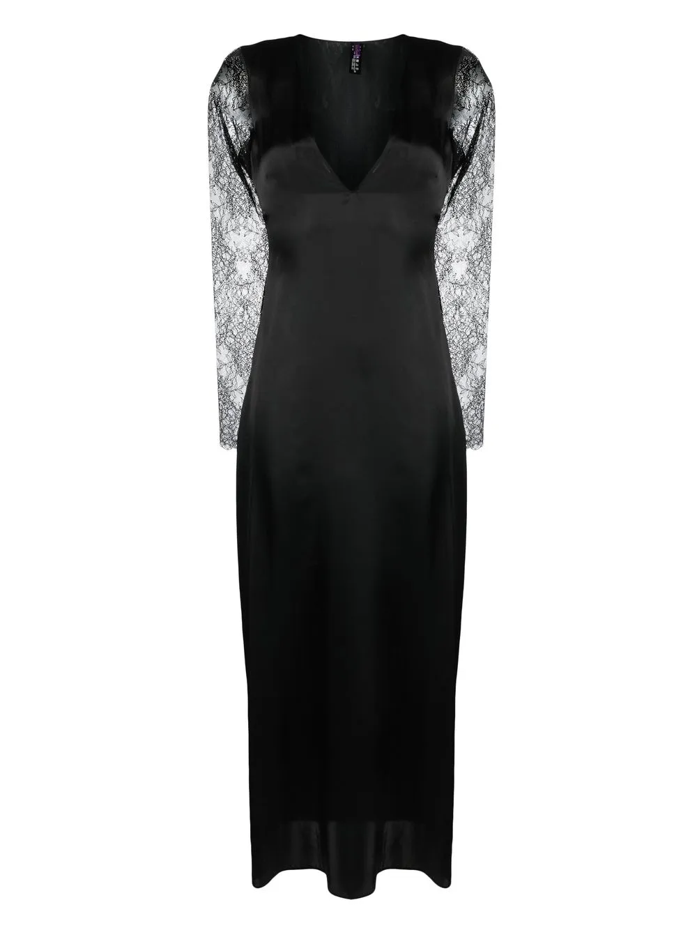 Атласное платье Rendez-Vous с кружевными рукавами Maison Close, черный
Атласное платье Rendez-Vous с кружевными рукавами Maison Close, черный