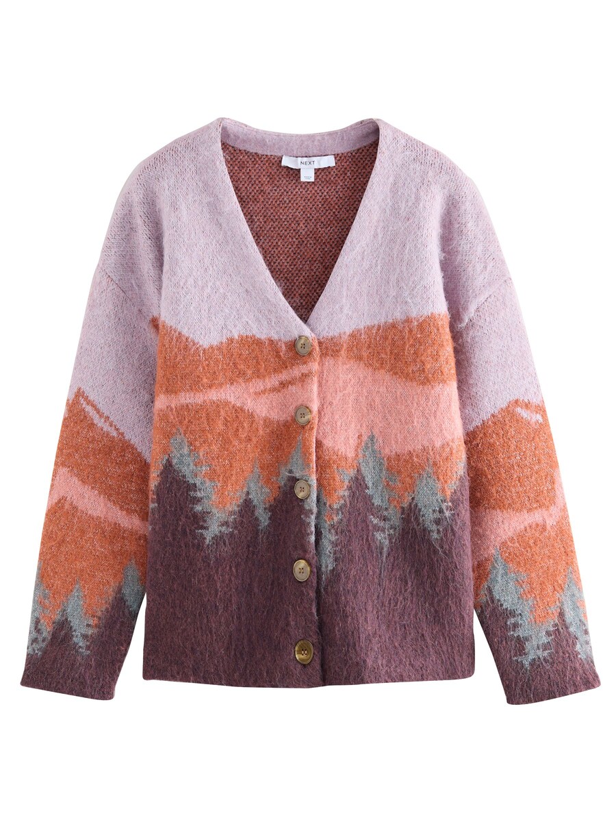 Вязаный кардиган Next, фиолетовый/лиловый
Вязаный кардиган Next, фиолетовый/лиловый