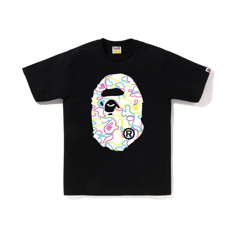 Футболка Ape head A BATHING APE, черный
Футболка Ape head A BATHING APE, черный