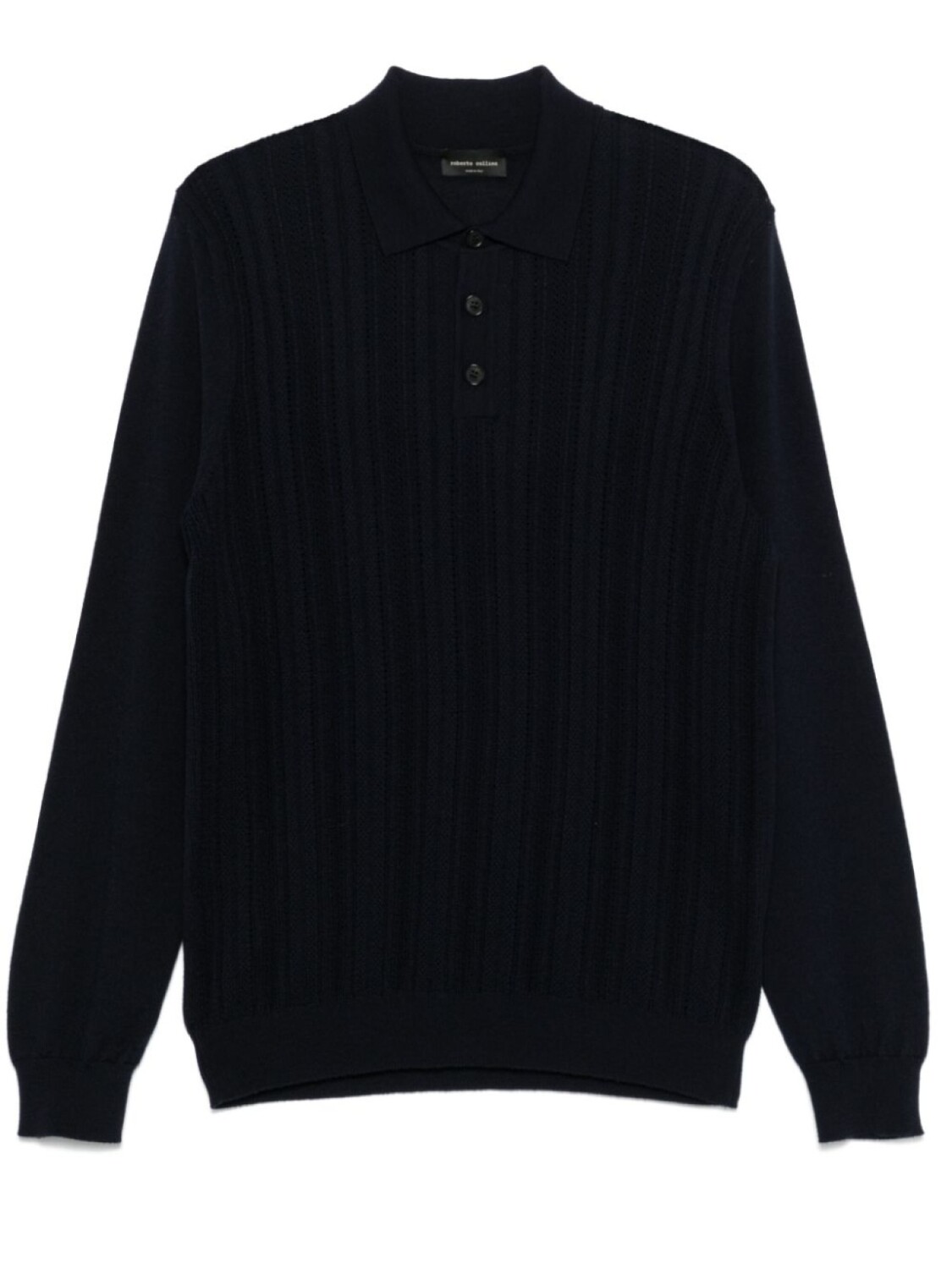 Рубашка-поло Roberto Collina вязки пуантеллой, синий
Рубашка-поло Roberto Collina вязки пуантеллой, синий