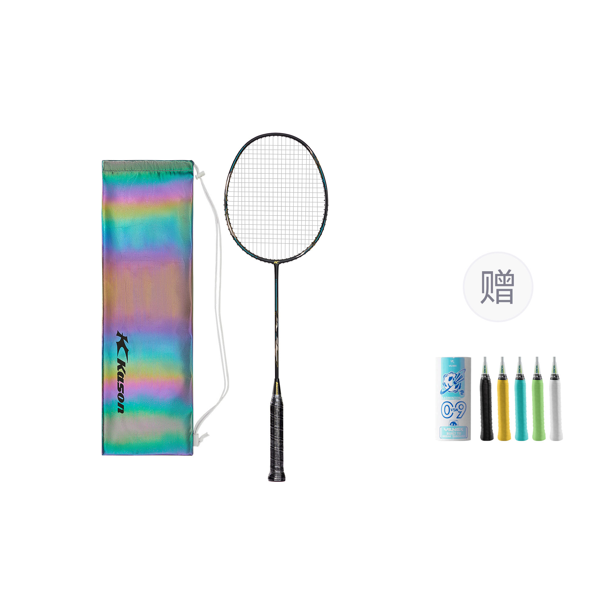 LINING Kason Full Carbon бадминтонная ракетка атакующего типа с утяжеленной головкой, жестким стержнем, начальный уровень 4U/G5 Black Gold
LINING Kason Full Carbon бадминтонная ракетка атакующего типа с утяжеленной головкой, жестким стержнем, начальный уровень 4U/G5 Black Gold