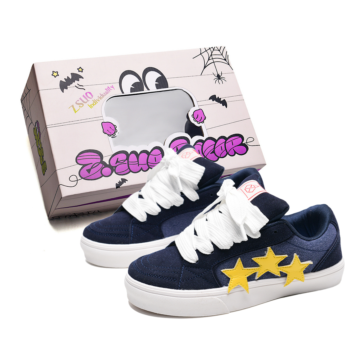 Z.SUO Непромокаемые нескользящие износостойкие легкие низкие кедры для скейтбординга унисекс темно-синие, цвет Navy Blue
Z.SUO Непромокаемые нескользящие износостойкие легкие низкие кедры для скейтбординга унисекс темно-синие, цвет Navy Blue