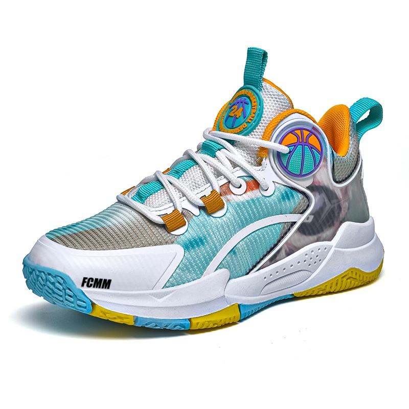 Баскетбольные кроссовки средней высоты с амортизацией и дышащими свойствами для детей FCMM, белый/желтый
Баскетбольные кроссовки средней высоты с амортизацией и дышащими свойствами для детей FCMM, белый/желтый