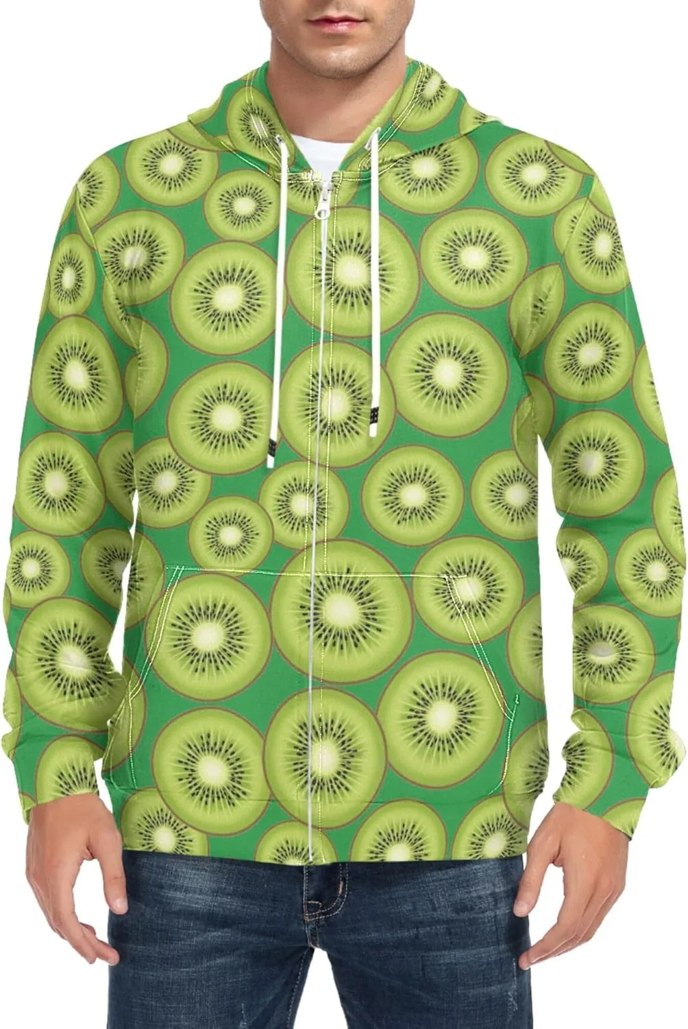 Мужская толстовка с полной молнией и принтом киви CUPADA
Мужская толстовка с полной молнией и принтом киви CUPADA
