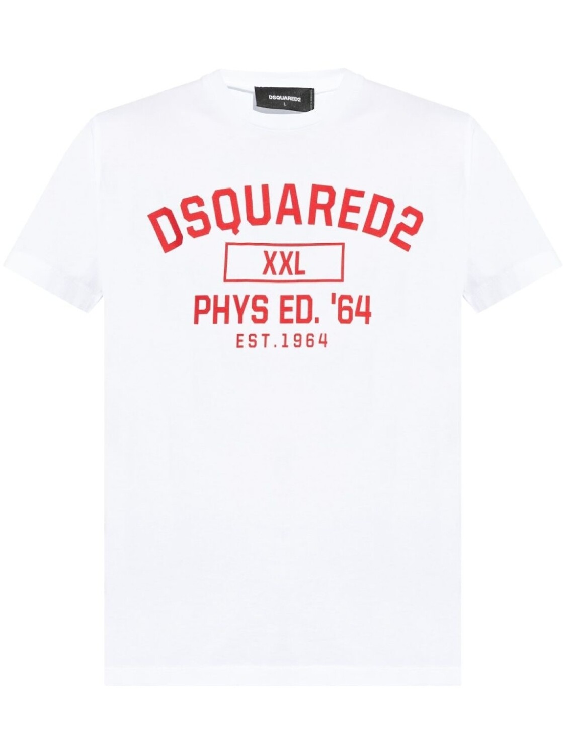 Dsquared2 футболка DSQUARED2 XXL Phys Ed. 1964, белый 
Dsquared2 футболка DSQUARED2 XXL Phys Ed. 1964, белый